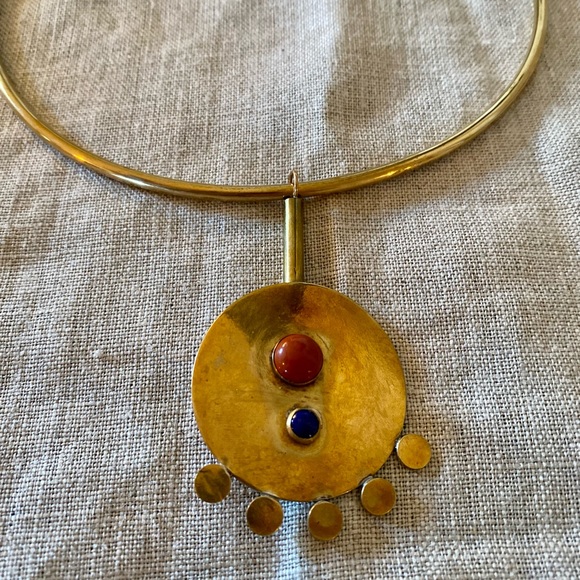 Sun Shield Choker - By Cities in Dust Jewelry - TOTAL STATEMENT PIECE - Picture 10 of 15